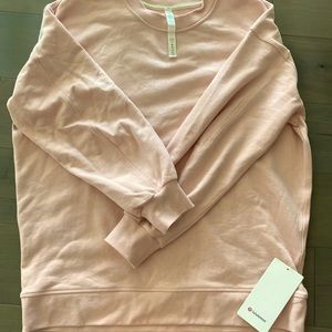 Lululemon perfectly oversized crew pink mist